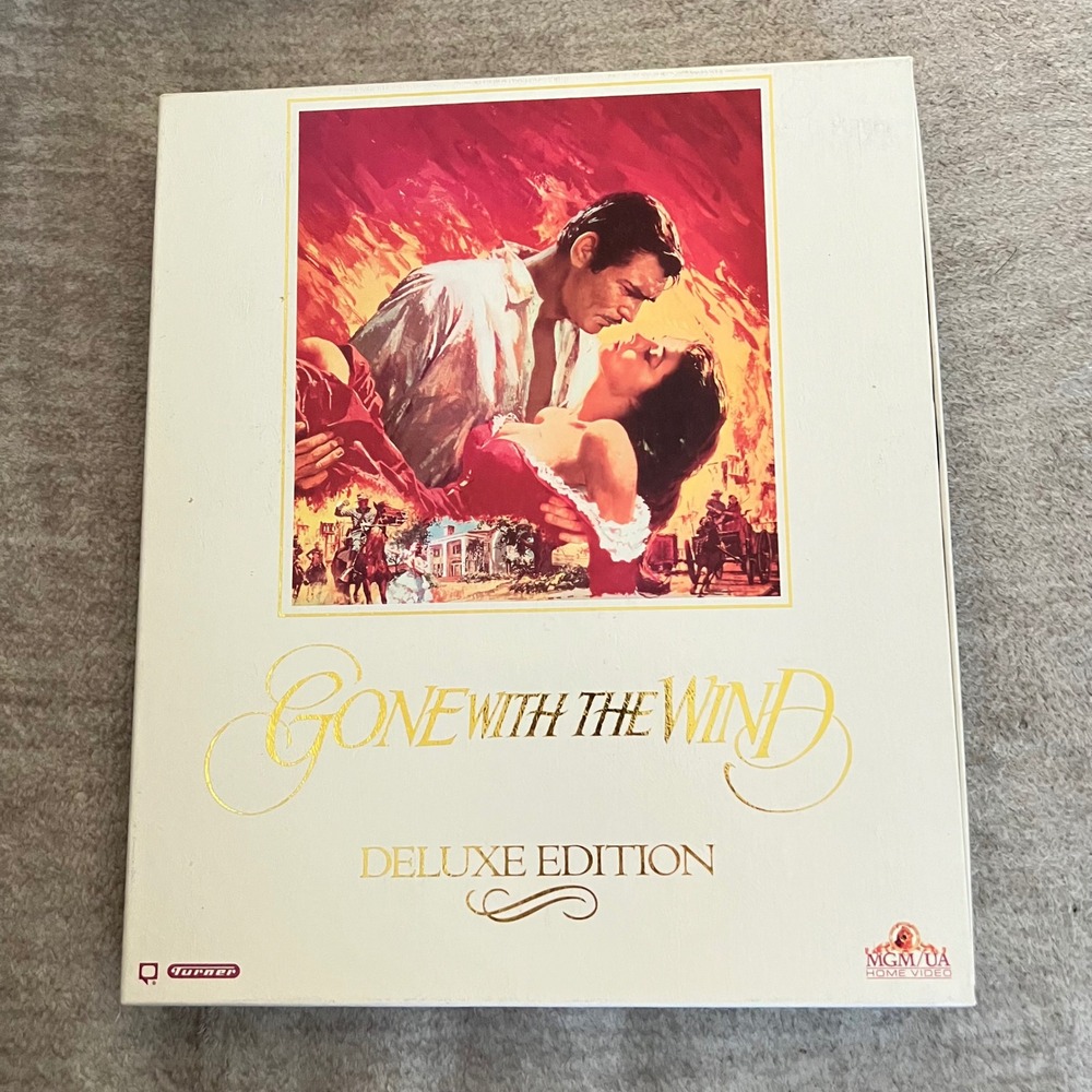 Gone With The Wind Deluxe Edition VHS 2-Tape Set MGM 1939 Movie Clark Gable - Picture 2 of 5